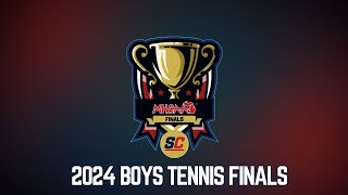 2024 MHSAA Boys Tennis Finals  STATE CHAMPS AT THE STATE FINALS [upl. by Iolanthe]