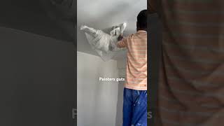 Painters GutsPainters workCeiling paint work [upl. by Nohsal448]