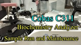 Cobas C311 biochemistry analyzer How to maintenance machine and test runbiochemistry [upl. by Gruber]