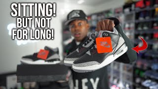 400K PAIRS NOT ENOUGH I WAS WRONG ABOUT THE JORDAN 3 BLACK CEMENT PEOPLES ENERGY CHANGED QUICK [upl. by Netnilc]