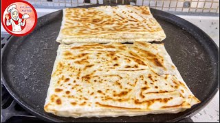 5 DAKİKADA HAZIR YUFKADAN GÖZLEME😋börek tarifleri [upl. by Eesak]