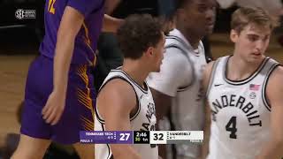 Vanderbilt Mens Basketball vs Tennessee Tech  Highlights [upl. by Adniroc]