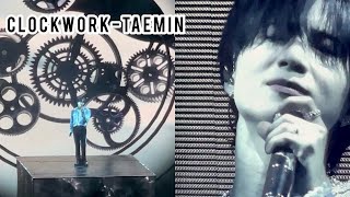 🇲🇾TAEMIN📸 07092024 Clockwork🇲🇾Ephemeral Gaze 2024 Taemin World Tour  yeannyLog [upl. by Yrakcaz]