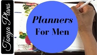 Planners For Men  How My Husband Uses His Planner [upl. by Plafker]