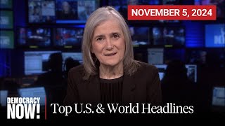 Top US amp World Headlines — November 5 2024 [upl. by Ennyrb]