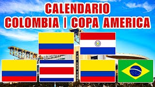 Copa America 2024 Calendario de Colombia [upl. by Leslie]