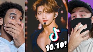 Reacting to SEVENTEEN TikTok Thirsty Edits For The First Time [upl. by Kiley160]