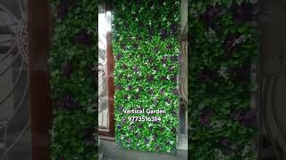 Vartical Garden  Green Grass Installation in Balcony  Artificial Grass Installation Service short [upl. by Zeculon642]