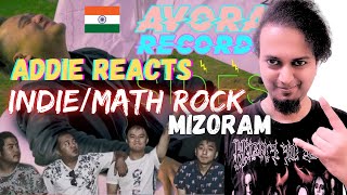 Avora Records  Sides REACTION  Indie Rock Band from Mizoram  Addie Reacts [upl. by Maighdiln]