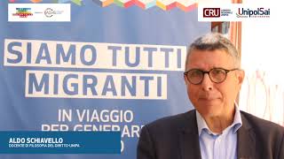 Aldo Schiavello a “Siamo tutti migranti” organizzato dal CRU Sicilia [upl. by Eynttirb]