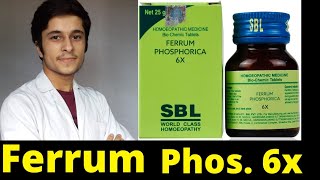 Ferrum Phosphoricum 6x benefits in hindi [upl. by Etirugram]