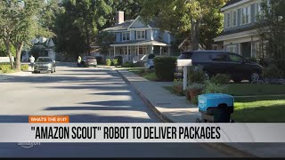 quotAmazon Scoutquot robot to deliver packages [upl. by Nowell]