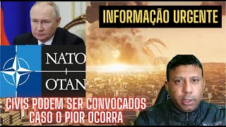 GENERAL BRITÂNICO DIZ QUE CIVIS PODEM SER CONVOCADOS SE O PIOR ACONTECER NA EUROPA [upl. by Naej674]