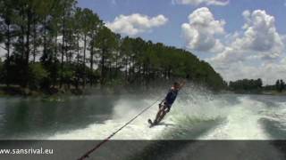 TY Oppenlander Ski 41 on the Sans Rival Waterski SR2 2011 [upl. by Muir]