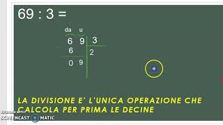 DIVISIONI COLONNA SENZA RESTO METODO LUNGO [upl. by Mitchel]