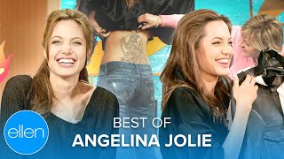 Best of Angelina Jolie on Ellen [upl. by Adabelle]