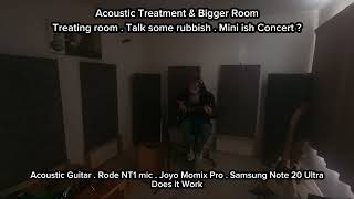 Acoustic Treatment amp Bigger Room [upl. by Courtenay]