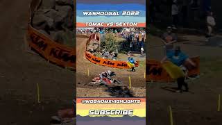 Tomac vs Sexton Washougal Motocross 2022 [upl. by Filahk290]