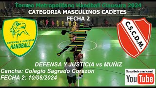 DEFENSA Y JUSTICIA vs MUÑIZ 10 8 2024 [upl. by Yrojram581]