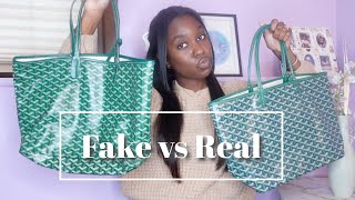 Goyard fake vs real tote [upl. by Tamiko157]