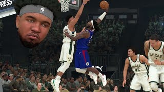 NBA 2K20 MyCAREER  MONTREZL HARRELL DESTROYS GIANNIS 45 POINTS 20 ASSISTS GAME [upl. by Aydiv213]