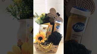 Bee Themed Gift Basket giftbasketideas bee giftbasketsforalloccasions giftideas giftbasket [upl. by Sullivan382]