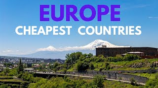 Top 20 Cheapest Countries to Visit in Europe  Travel Video [upl. by Martguerita]