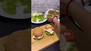 Crispy Veggie Burger Recipe  Home Made Veg Burger Patty homecooking [upl. by Tito]