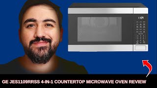 GE JES1109RRSS 4in1 Countertop Microwave Oven Review – Convection Air Fry Broil amp More [upl. by Delfine861]