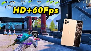 60Fps Best IPhone 11 Pro Max Gameplay⚡️ 4fingerGyro  PUBG Mobile [upl. by Nolos113]