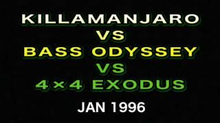 KILLAMANJARO VS BASS ODYSSEY VS 4×4 EXODUS JAN 1996 [upl. by Hsirehc]