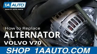 How to Replace Alternator 9904 Volvo V70 [upl. by Murrell]