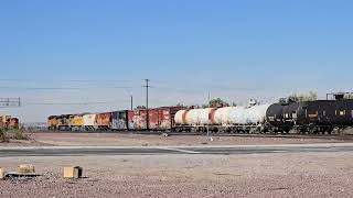 Union Pacific Manifest at the Daggett California switch thatcurveguy [upl. by Iclek]