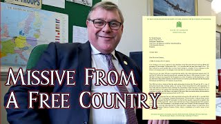 Missive From A Free Country  Mark Francois Letter to Monsieur Barnier [upl. by Rosdniw674]