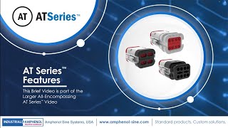 Amphenol Sine Systems  AT Series™ Connectors Features [upl. by Stubbs]