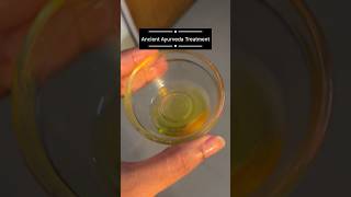 Ancient Ayurveda Hair Treatment with Pure Ghee  Scalp treatment naturally haircare [upl. by Yanad153]