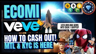 Ecomi  OMI  How To CASH OUT On Veve  KYC amp MTL [upl. by Newmark]