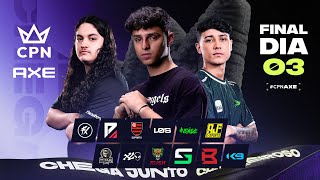 💜 CPN AXE  GRANDE FINAL DIA 3  QUEM SERÁ O CAMPEÃO 🚨🏆 [upl. by Frasquito]