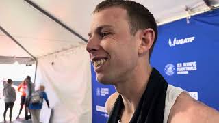 Galen Rupp after taking 16th at 2024 US Olympic Marathon Trials [upl. by Doug633]