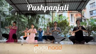 Bharatanatyam  Practice dance basics learn  Pushpanjali [upl. by Yahsed]