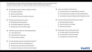 Listening FCE Test Part 4 with answers 04 [upl. by Ginevra]