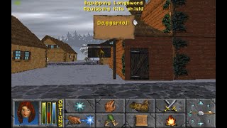 The Elder Scrolls Daggerfall PCDOS 1996 Bethesda softworks [upl. by Erodaeht261]