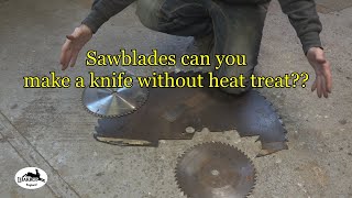 sawblade knives do you need to heat treat [upl. by Auhsohey]