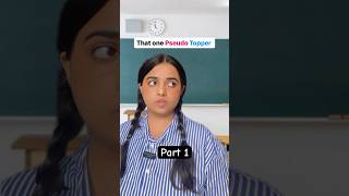 That one Pseudo Topper toppers schooltopper funny school tanyaashukla tanyaaneev [upl. by Gonzalez]