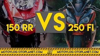 Motovlog 18  Kupas  Kelebihan dan Kekurangan Ninja 250FI vs Ninja 150RR [upl. by Rovit]