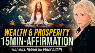 15 Min Money Affirmations For Prosperity Happiness amp Wealth  Louise Hay [upl. by Umeh748]