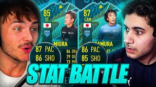 FIFA 22 MIURA vs NAKAMURA PLAYER MOMENTS STAT BATTLE [upl. by Holton]