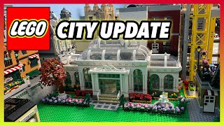 Adding The New LEGO Ideas Botanical Gardens To The LEGO City [upl. by Ahtanaram]