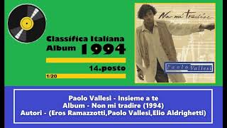 Paolo Vallesi  Insieme a te  1994 [upl. by Blanchette]