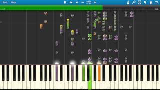 10cc Dreadlock Holiday Piano Tutorial  How to play  Synthesia Cover [upl. by Nnaillek471]